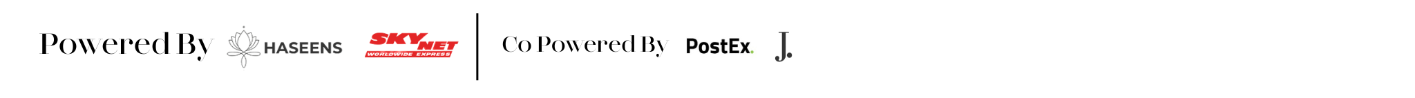 LAAM Fashion Week partners: Haseens, Skynet, PostEx and J.